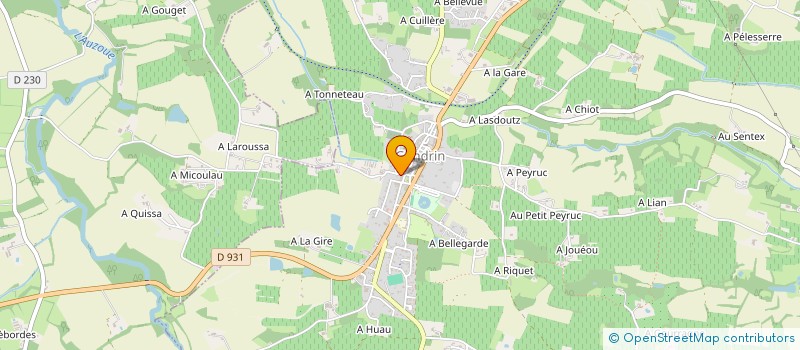 localisation de l'entreprise MADAME LAURE GAURAN  GONDRIN