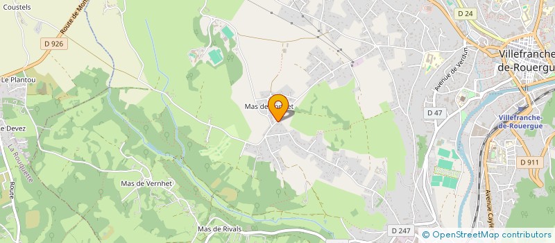 localisation de l'entreprise MADAME LAURE GAUTHIER à VILLEFRANCHE-DE-ROUERGUE