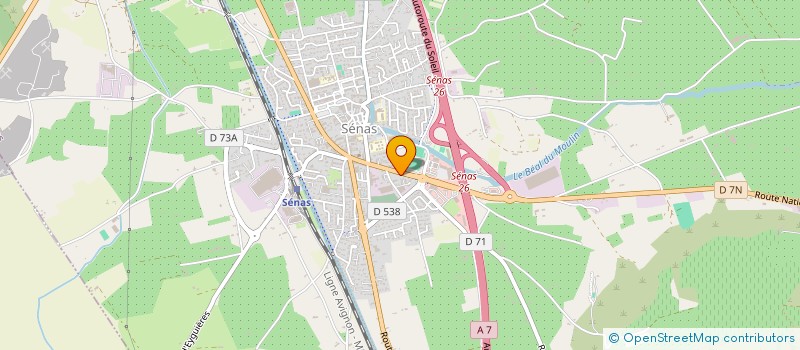 localisation de l'entreprise MADAME LAURE GAUTIER  SENAS