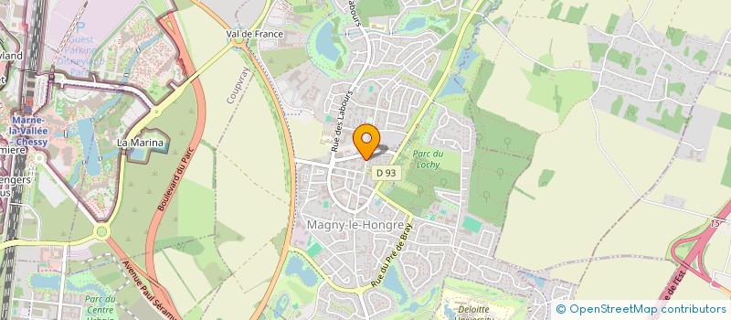 localisation de l'entreprise MADAME LAURE GAVIGLIO  MAGNY-LE-HONGRE