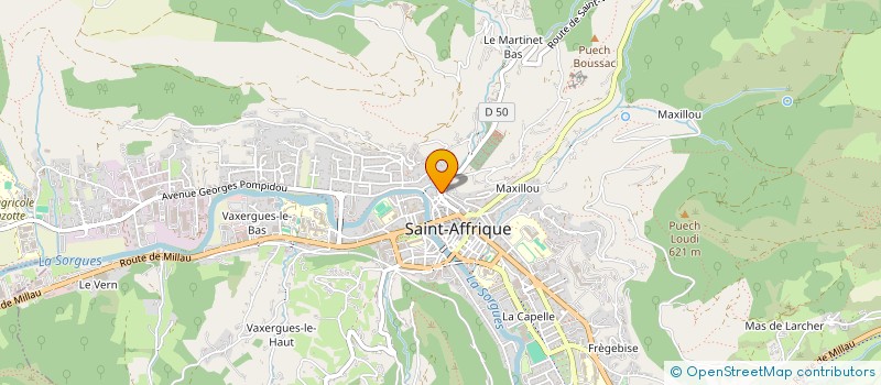 localisation de l'entreprise MADAME LAURE GELIS  SAINT-AFFRIQUE