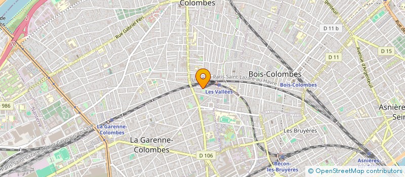 localisation de l'entreprise MADAME LAURE GENCE à LA GARENNE-COLOMBES