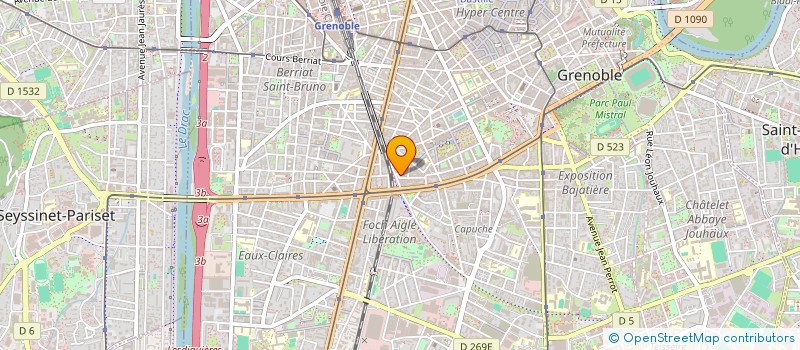 localisation de l'entreprise MADAME LAURE GERMAIN-PHION à GRENOBLE