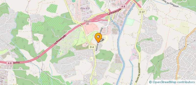 localisation de l'entreprise MADAME LAURE GIRARD à FREJUS