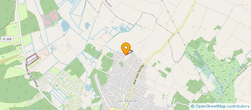 localisation de l'entreprise MADAME LAURE GIRAUD  LES MATHES