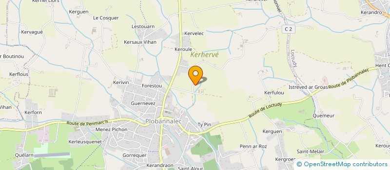 localisation de l'entreprise MADAME LAURE GODEFROY  PLOBANNALEC-LESCONIL