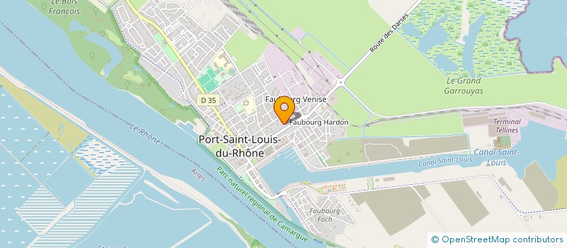 localisation de l'entreprise MADAME LAURE GONTARD à PORT-SAINT-LOUIS-DU-RHONE