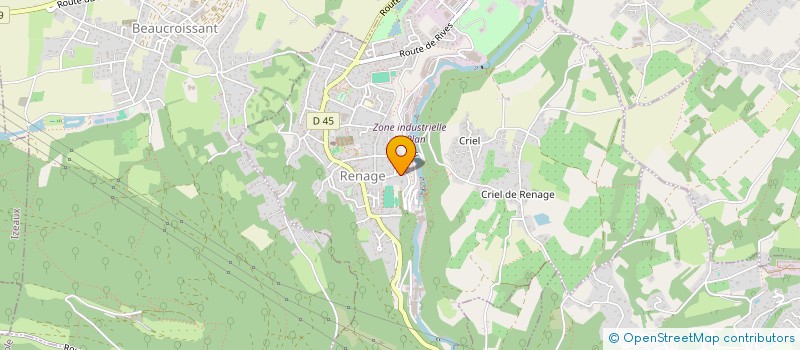 localisation de l'entreprise MADAME LAURE GONTRAND  RENAGE