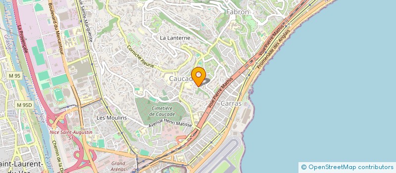 localisation de l'entreprise MADAME LAURE GOULOUMES à NICE