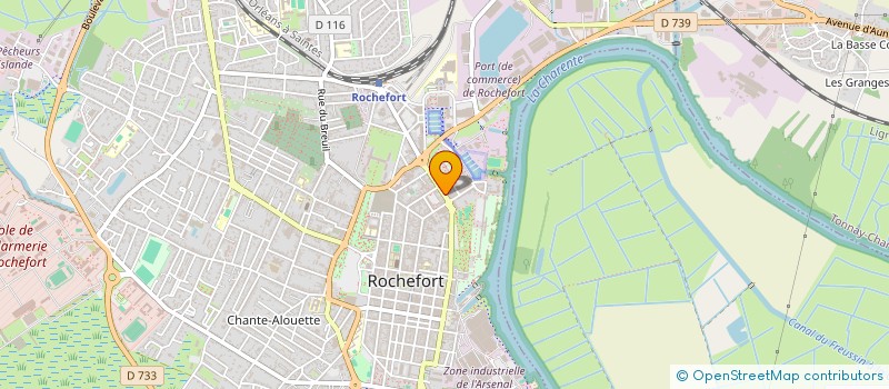 localisation de l'entreprise MADAME LAURE GOURBAULT  ROCHEFORT