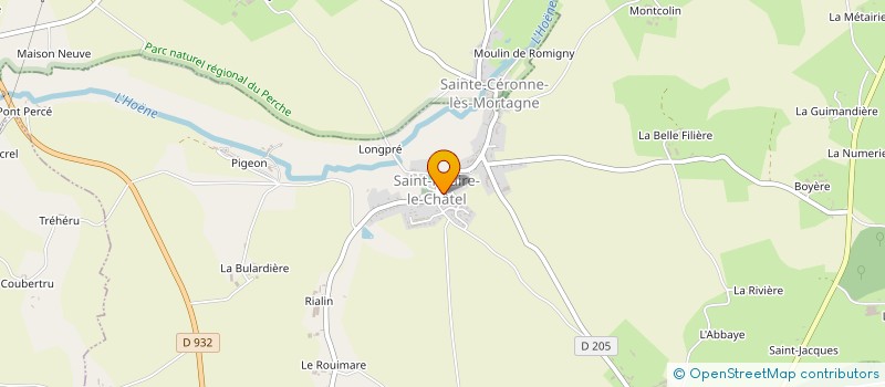 localisation de l'entreprise MADAME LAURE GRANDJEAN à SAINT-HILAIRE-LE-CHATEL