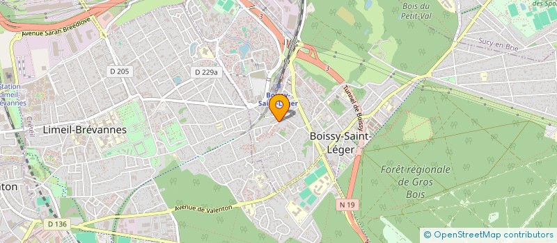 localisation de l'entreprise MADAME LAURE GRANDVOINNET à BOISSY-SAINT-LEGER