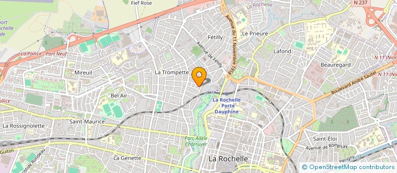 localisation de l'entreprise MADAME LAURE GRANIER  LA ROCHELLE