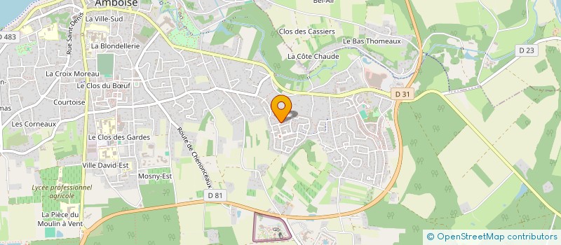 localisation de l'entreprise MADAME LAURE GREGOIRE  AMBOISE