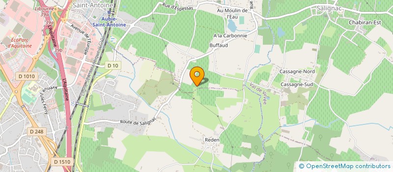 localisation de l'entreprise MADAME LAURE GRESSIEN  SAINT-ANDRE-DE-CUBZAC