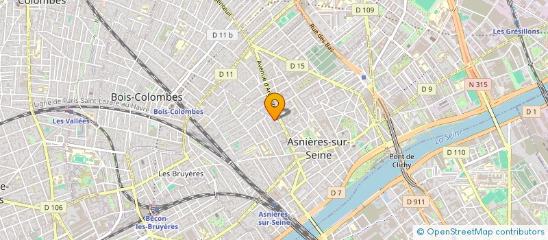 localisation de l'entreprise MADAME LAURE GRUELLES à ASNIERES-SUR-SEINE