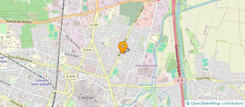 localisation de l'entreprise MADAME LAURE GRUSCHWITZ  COLMAR