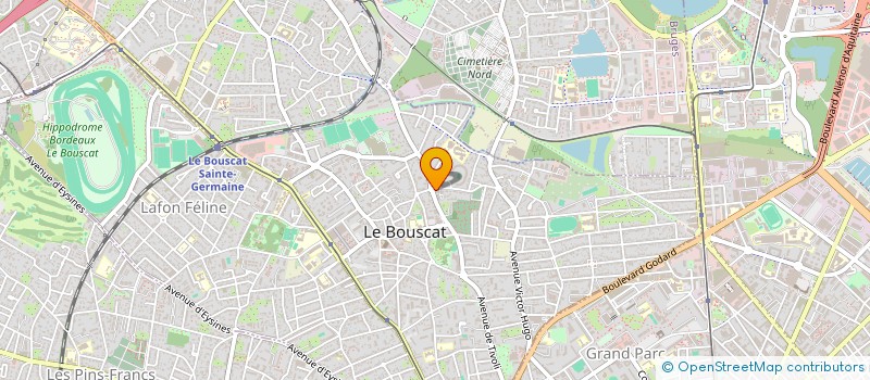 localisation de l'entreprise MADAME LAURE GUARATO  LE BOUSCAT