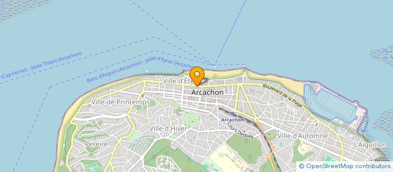 localisation de l'entreprise MADAME LAURE GUARDINI  ARCACHON