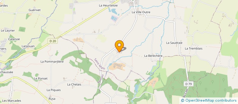 localisation de l'entreprise MADAME LAURE GUENEAU DE MONTBEILLARD  LA BAUSSAINE