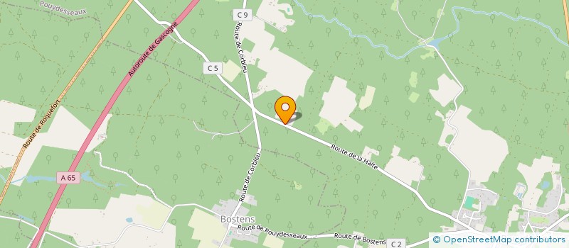 localisation de l'entreprise MADAME LAURE GUENOON  POUYDESSEAUX