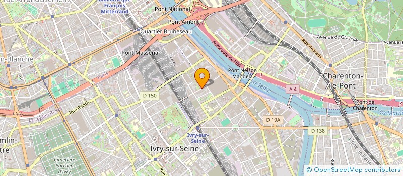 localisation de l'entreprise MADAME LAURE GUEREAUD  IVRY-SUR-SEINE