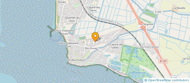 localisation de l'entreprise MADAME LAURE GUICHARD à CHATELAILLON-PLAGE