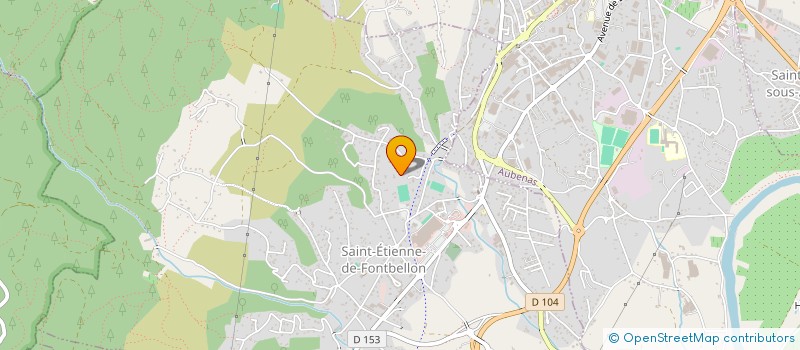 localisation de l'entreprise MADAME LAURE GUICHARD à SAINT-ETIENNE-DE-FONTBELLON