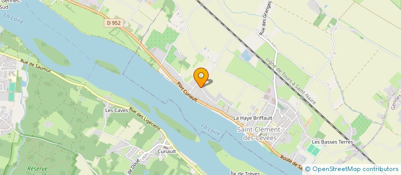 localisation de l'entreprise MADAME LAURE GUILBAULT  SAINT-CLEMENT-DES-LEVEES