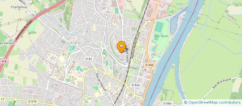 localisation de l'entreprise MADAME LAURE GUILLON  MACON