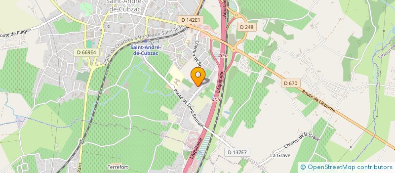 localisation de l'entreprise MADAME LAURE GUILLOT  SAINT-ANDRE-DE-CUBZAC