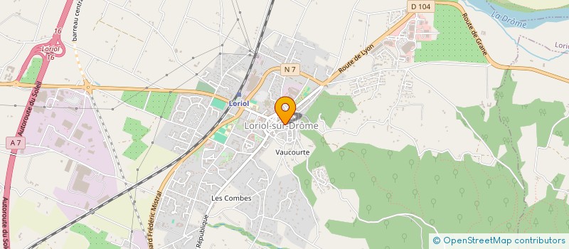 localisation de l'entreprise MADAME LAURE GUILLOTTE  LORIOL-SUR-DROME