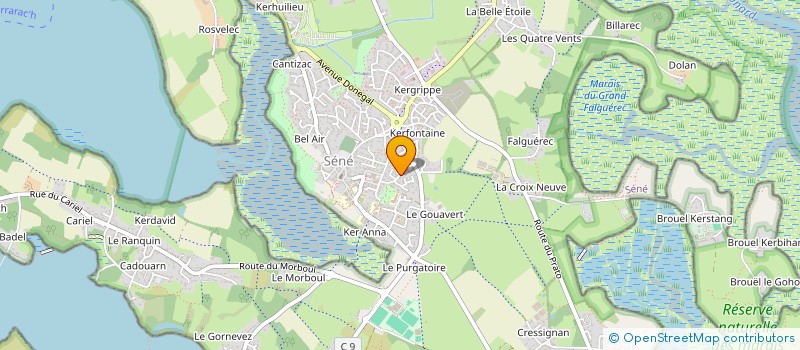 localisation de l'entreprise MADAME LAURE GUINARD à SENE