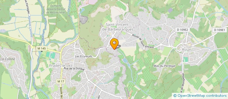 localisation de l'entreprise MADAME LAURE GUINARD  SAINT-VINCENT-DE-BARBEYRARGUES
