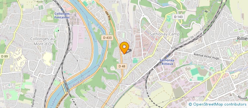 localisation de l'entreprise MADAME LAURE GUINOT  FONTAINES-SUR-SAONE