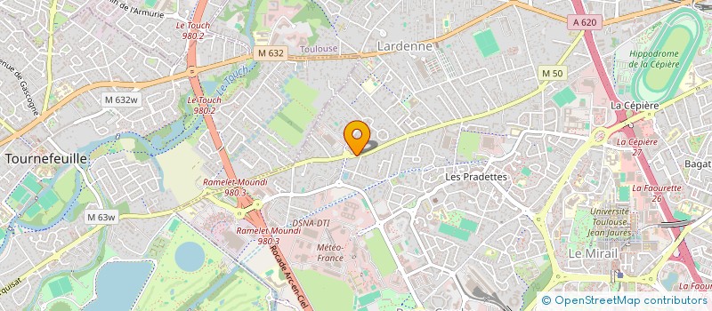 localisation de l'entreprise MADAME LAURE GUIRAUD à TOULOUSE