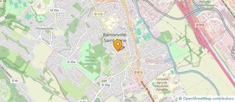 localisation de l'entreprise MADAME LAURE GUYONNEAU  RAMONVILLE-SAINT-AGNE