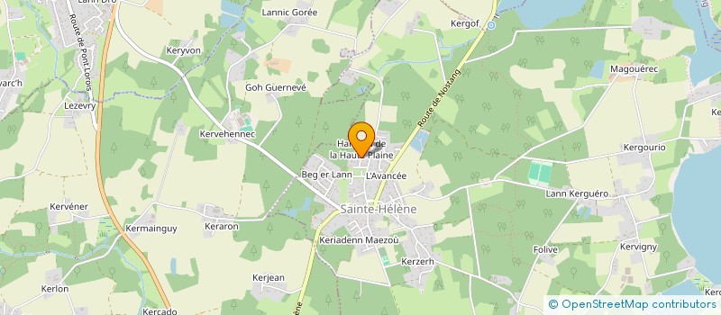 localisation de l'entreprise MADAME LAURE HAMON  SAINTE-HELENE