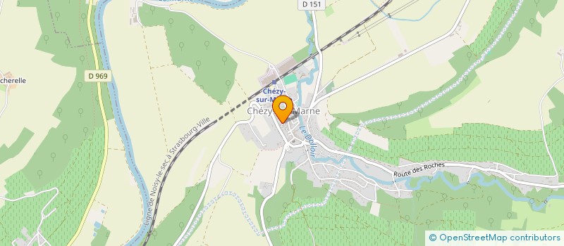 localisation de l'entreprise MADAME LAURE HANNARD  CHEZY-SUR-MARNE