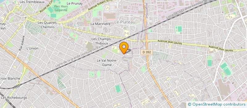 localisation de l'entreprise MADAME LAURE HANNECART à SARTROUVILLE