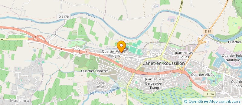 localisation de l'entreprise MADAME LAURE HAZERA  CANET-EN-ROUSSILLON