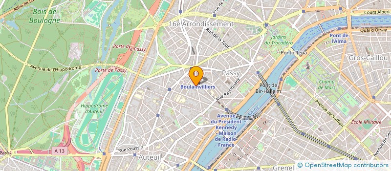 localisation de l'entreprise MADAME LAURE-HELENE BONZON  PARIS