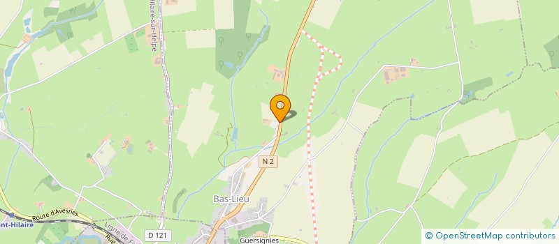 localisation de l'entreprise MADAME LAURE-HELENE DRUARD  BAS-LIEU