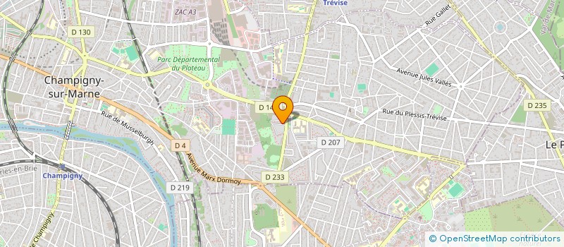 localisation de l'entreprise MADAME LAURE-HELENE GANE à CHAMPIGNY-SUR-MARNE