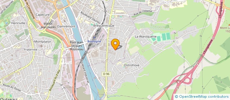 localisation de l'entreprise MADAME LAURE-HELENE MAUPIN  BOULOGNE-SUR-MER