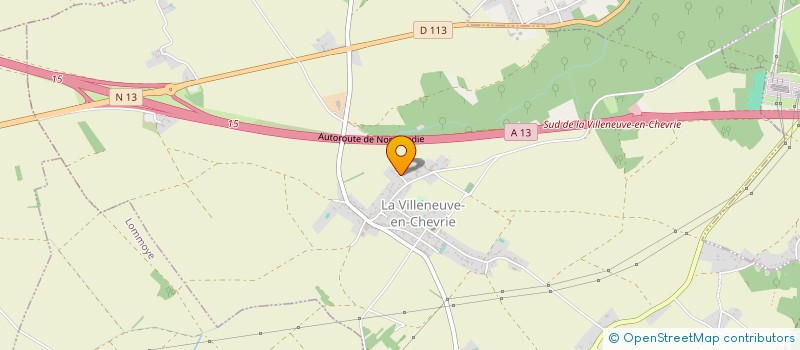 localisation de l'entreprise MADAME LAURE HENRI à LA VILLENEUVE-EN-CHEVRIE