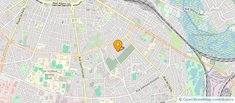 localisation de l'entreprise MADAME LAURE HENRY à AMIENS