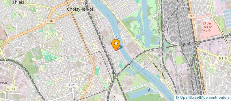 localisation de l'entreprise MADAME LAURE HERVIEU COURTIN  CHOISY-LE-ROI