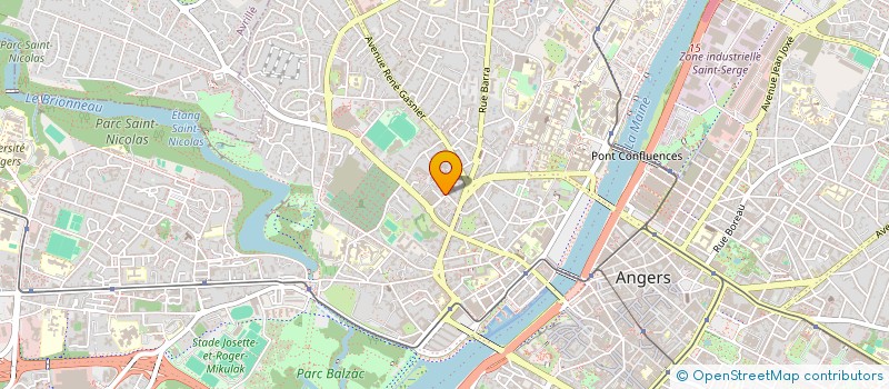 localisation de l'entreprise MADAME LAURE HERY à ANGERS