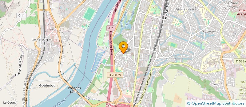 localisation de l'entreprise MADAME LAURE HILAIRE  VALENCE